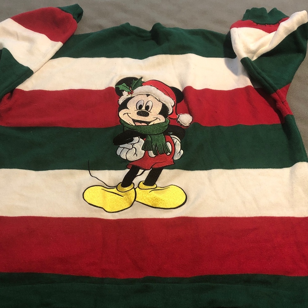 Disney Parks Christmas Cardigan with Embroidered Detail Women’s 3XL Pls Read